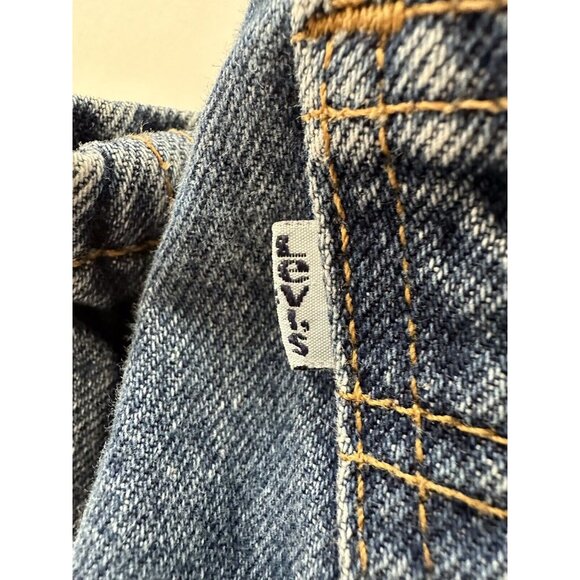 Levi Strauss 5 Pocket Blue Denim Jeans Boy's Size 8 Reg Made In USA 1998 - Picture 5 of 15